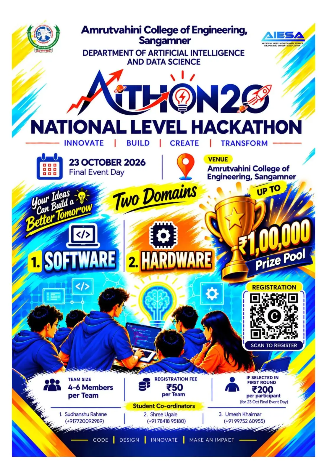 Ai-THON 2.0 – National-Level Hackathon 